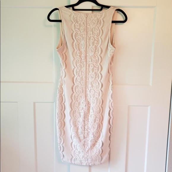 Charlotte Russe Womens Dress Medium Ivory Worn Once - Picture 2 of 3